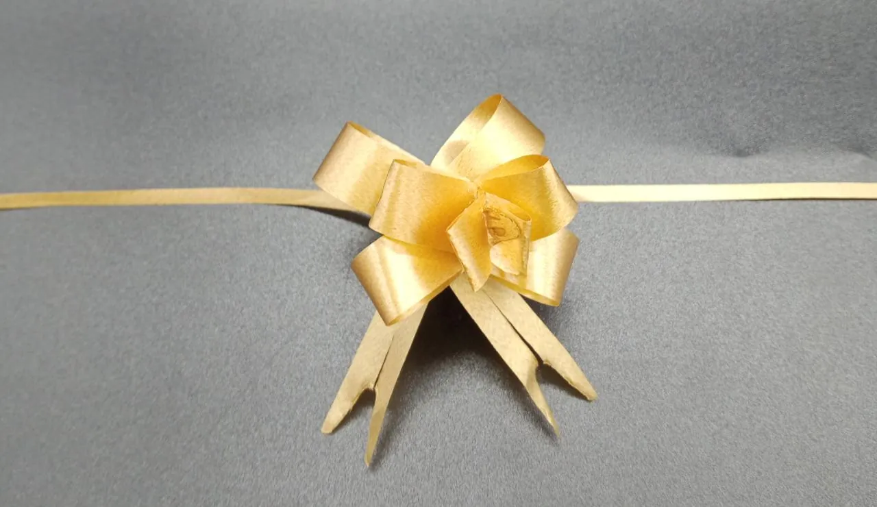 LAÇO MÁGICO DOURADO 12mm