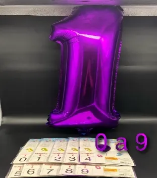 Balão número lilás 75cm