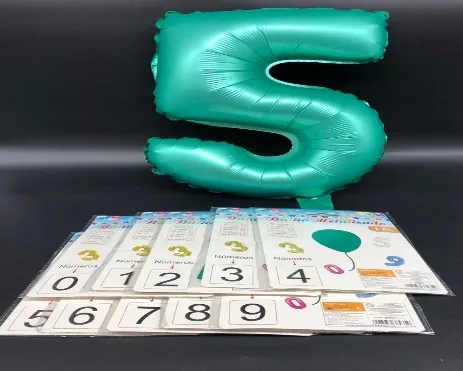 BALÃO NUMERO VERDE 40 CM