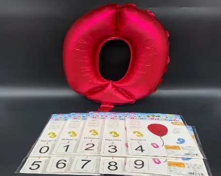 balão número vermelho cromo 40cm