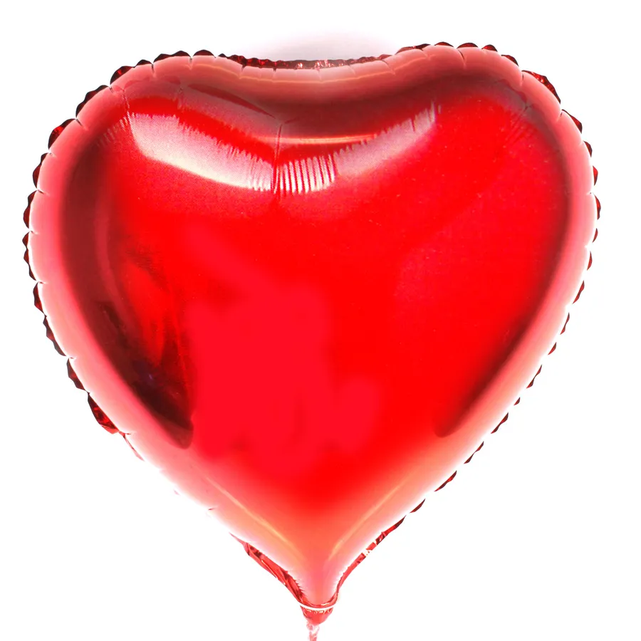 BALÃO CORAÇÃO 45cm VERMELHO