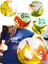 BALÃO 4D DINOSSAURO (COM IMAGENS DOS 4 LADOS)