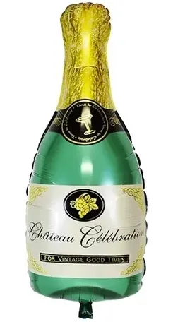 BALAO METALIZADO GARRAFA