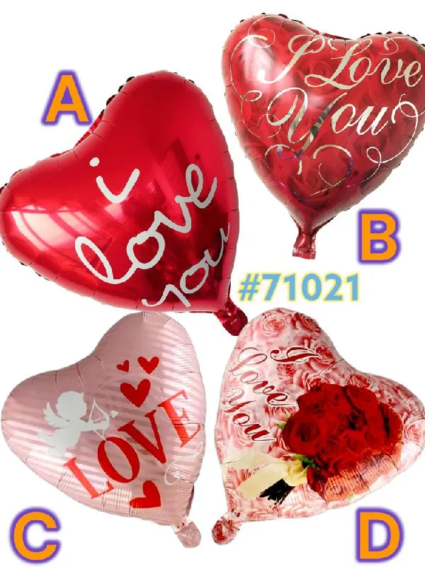 BALÃO CORAÇÃO I LOVE YOU 45cm EMB50