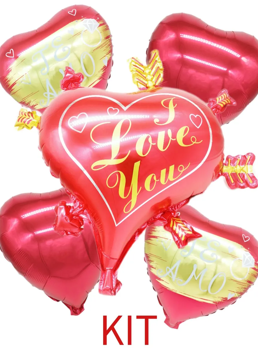 KIT BALÃO BUQUÊ CUPIDO