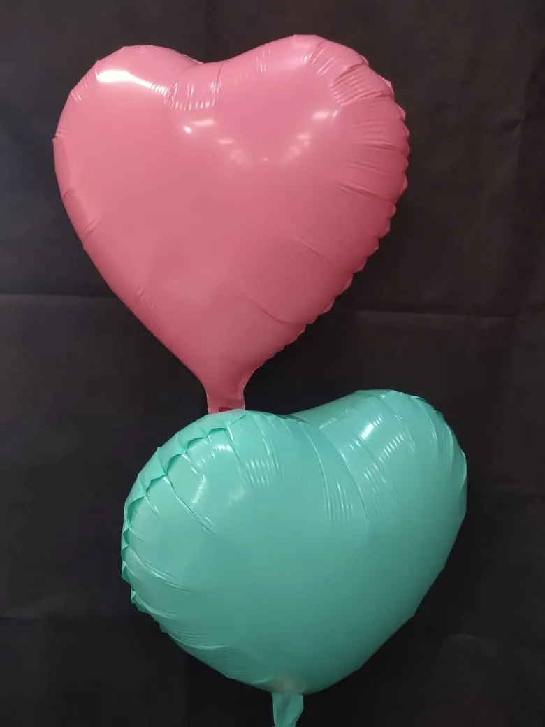 BALÃO CORAÇÃO MACARON 45cm