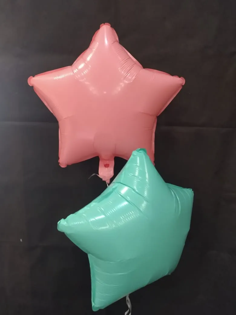 BALÃO ESTRELA MACARON 45cm