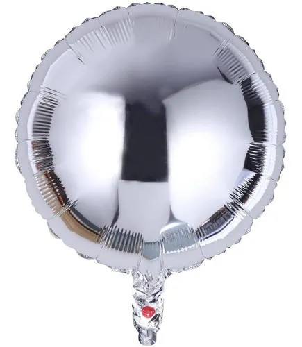 BALAO METALIZADO REDONDO 45cm