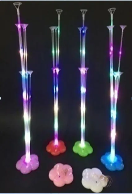 SUPORTE BALÃO C/ 7 VARETAS LED