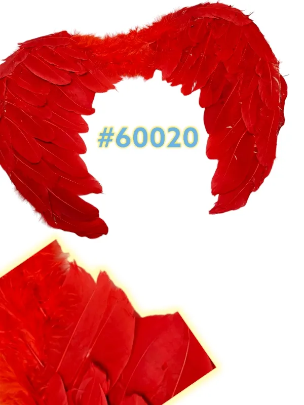 ASA ANJO C/PENA TAMANHO M VERMELHA