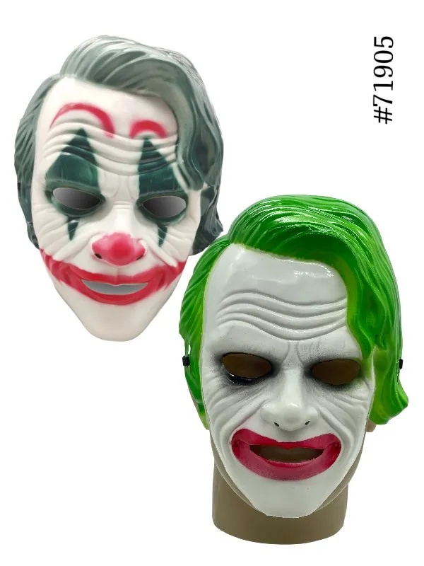 MASCARA PALHAÇO VERDE