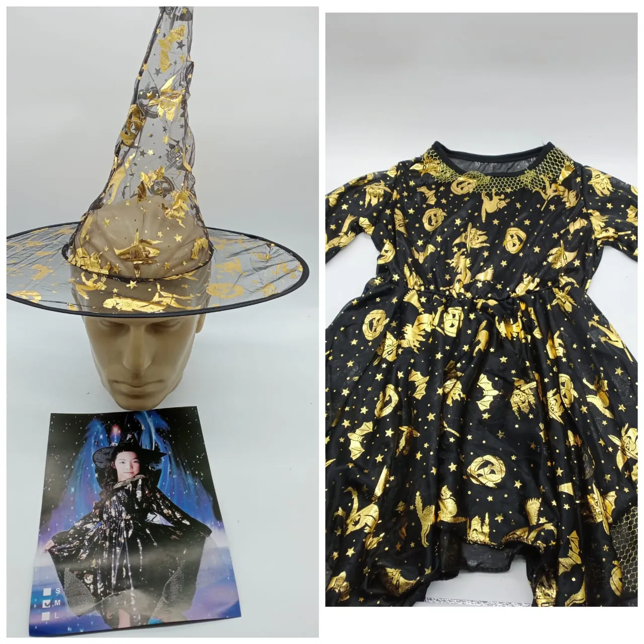 KIT BRUXINHA - VESTIDO + CHAPÉU