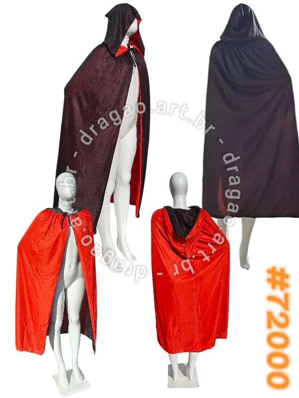 CAPA VERMELHO PRETO DUPLA FACE