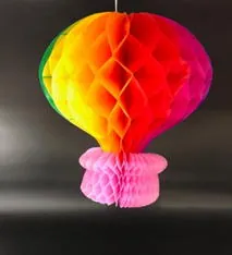 ORIGAMI BALÃO COLMEIA 30 X 20 CM