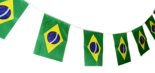 BANDEIRINHA DO BRASIL 10M COM 30 (14X21)