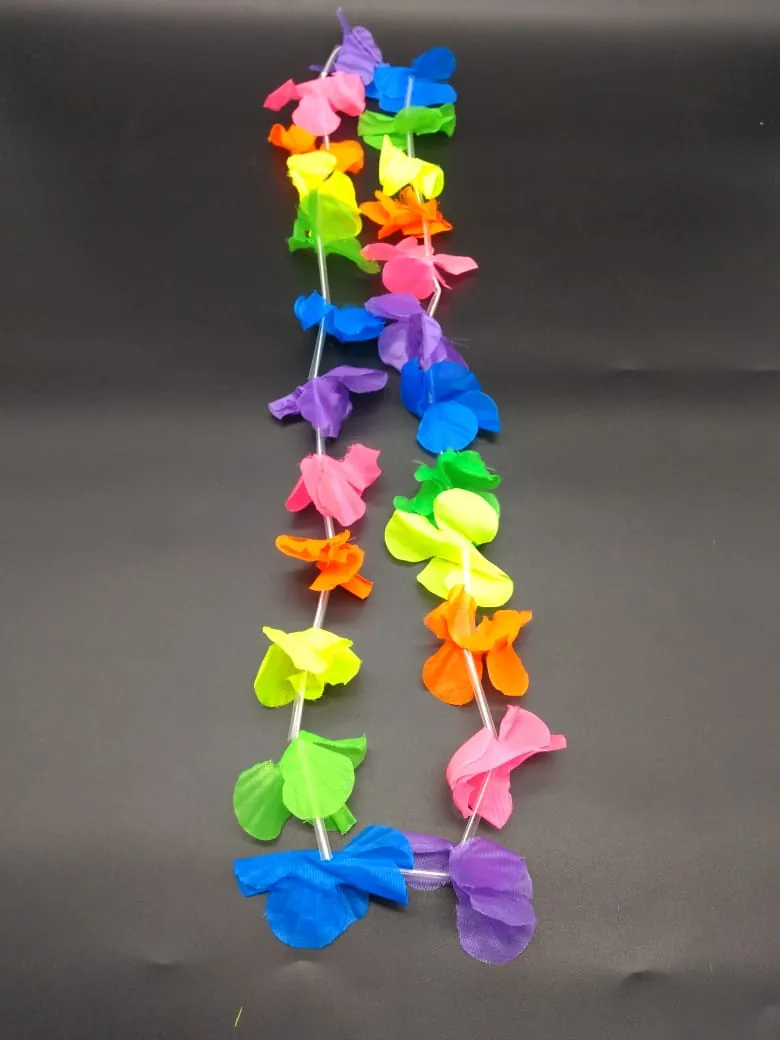 COLAR HAVAIANO NEON-SIMPLES TECIDO