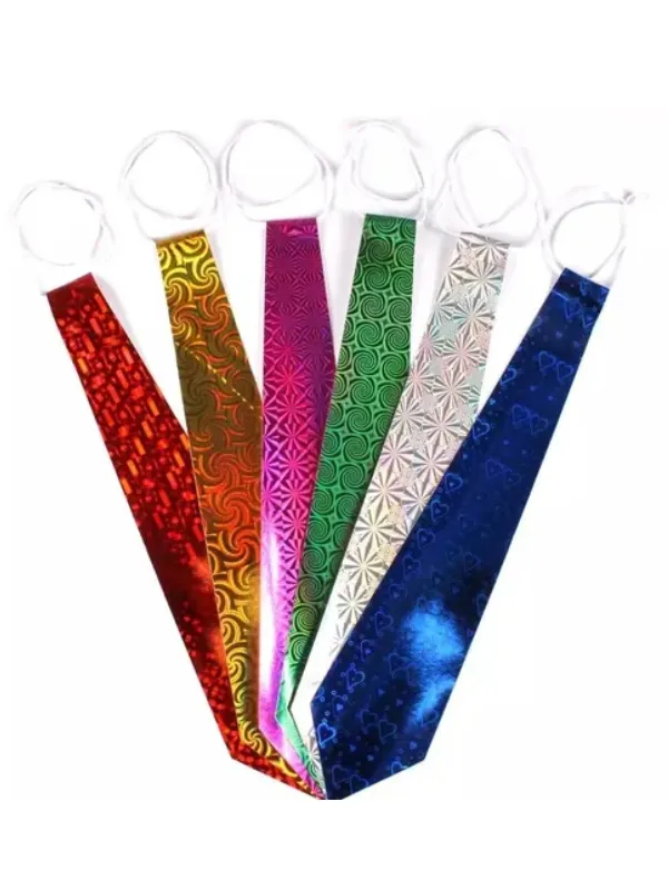 GRAVATA HOLOGRAFICA GRANDE 12un