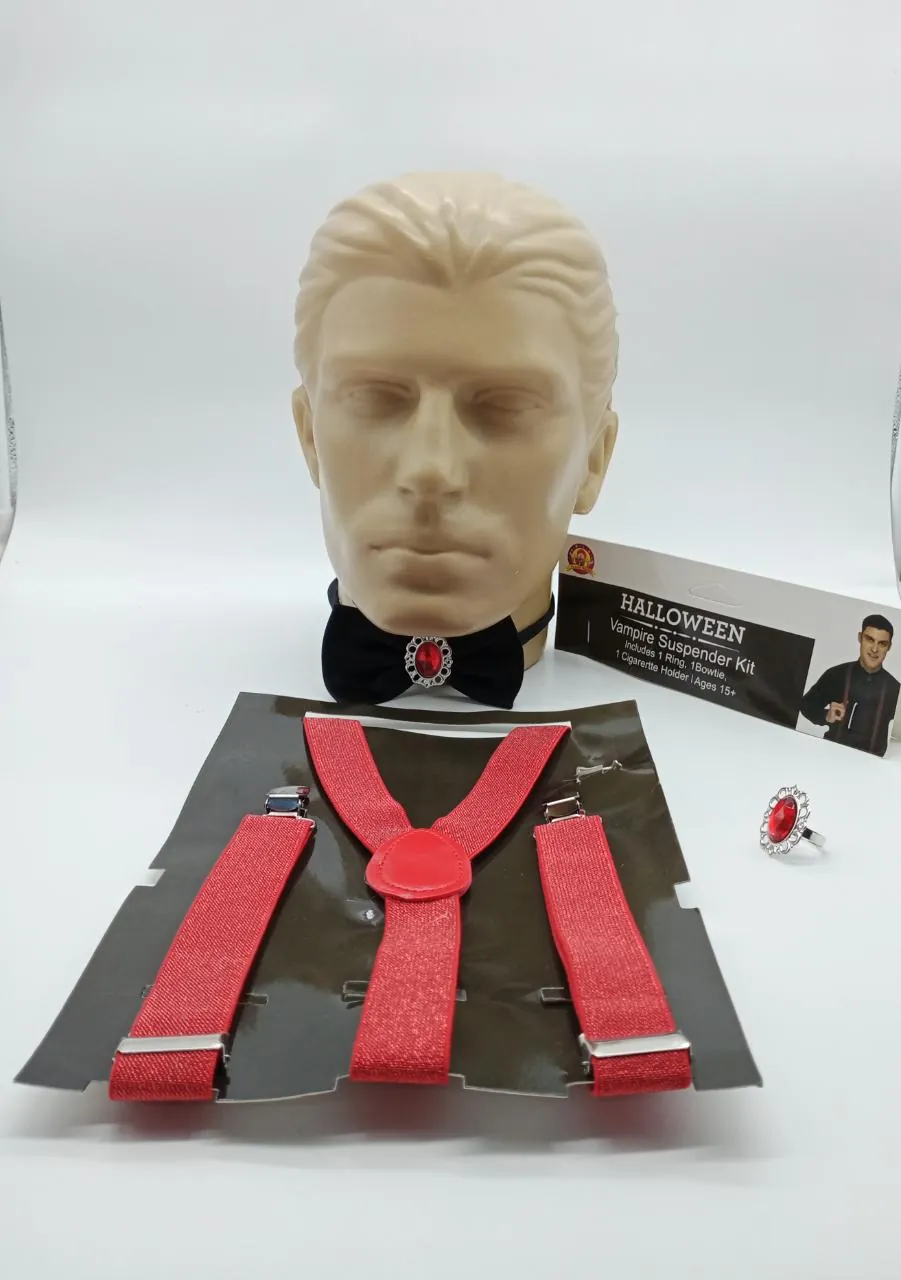 KIT SUSPENSÓRIO - GRAVATA -ANEL