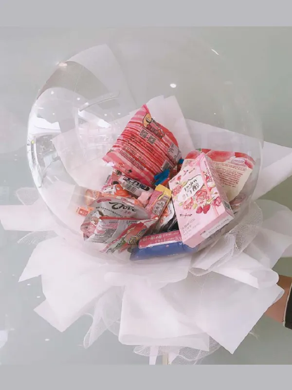 BALÃO BUBBLE 70cm 2 BOCAS