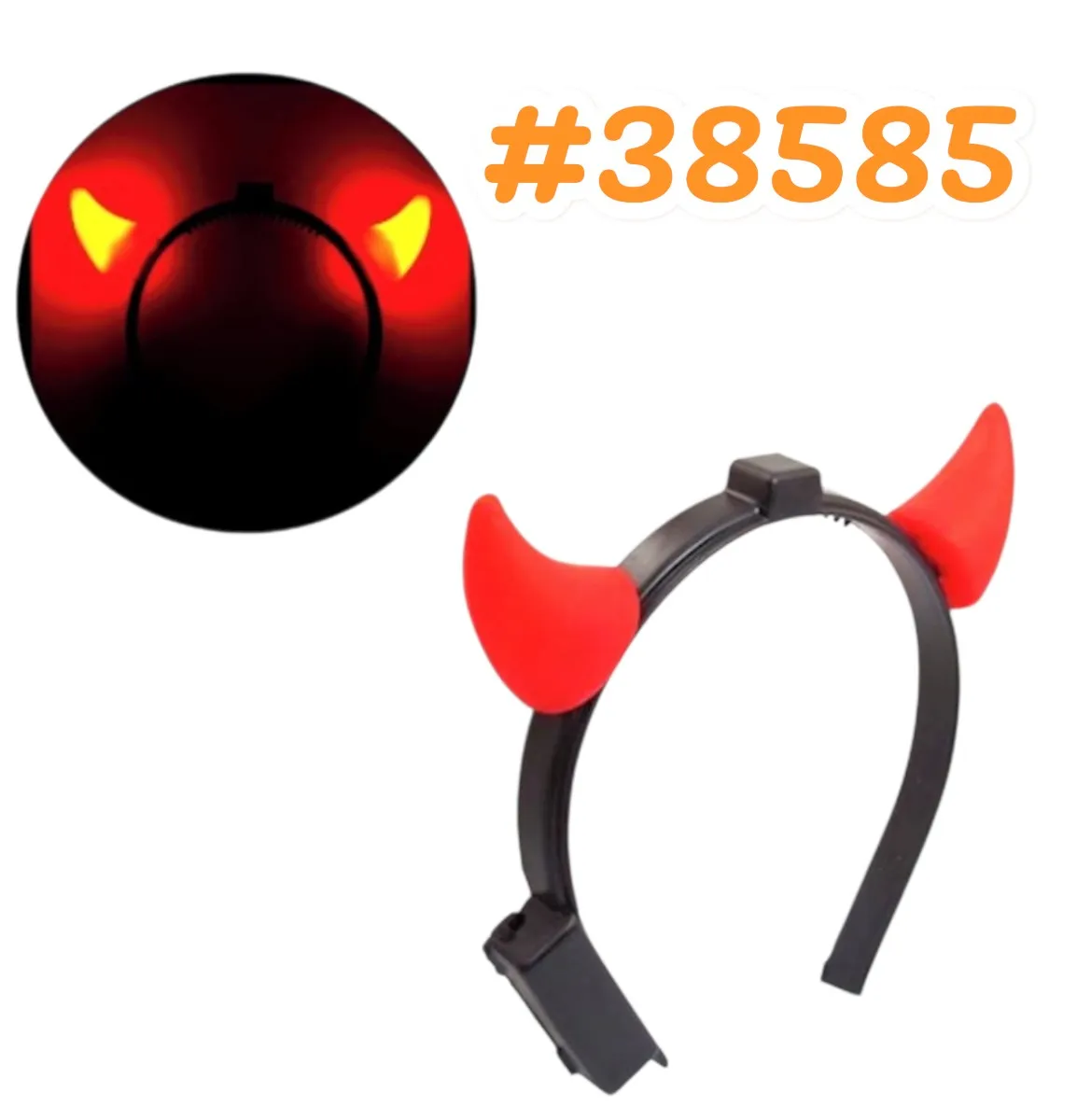 TIARA DIABINHA COM LED