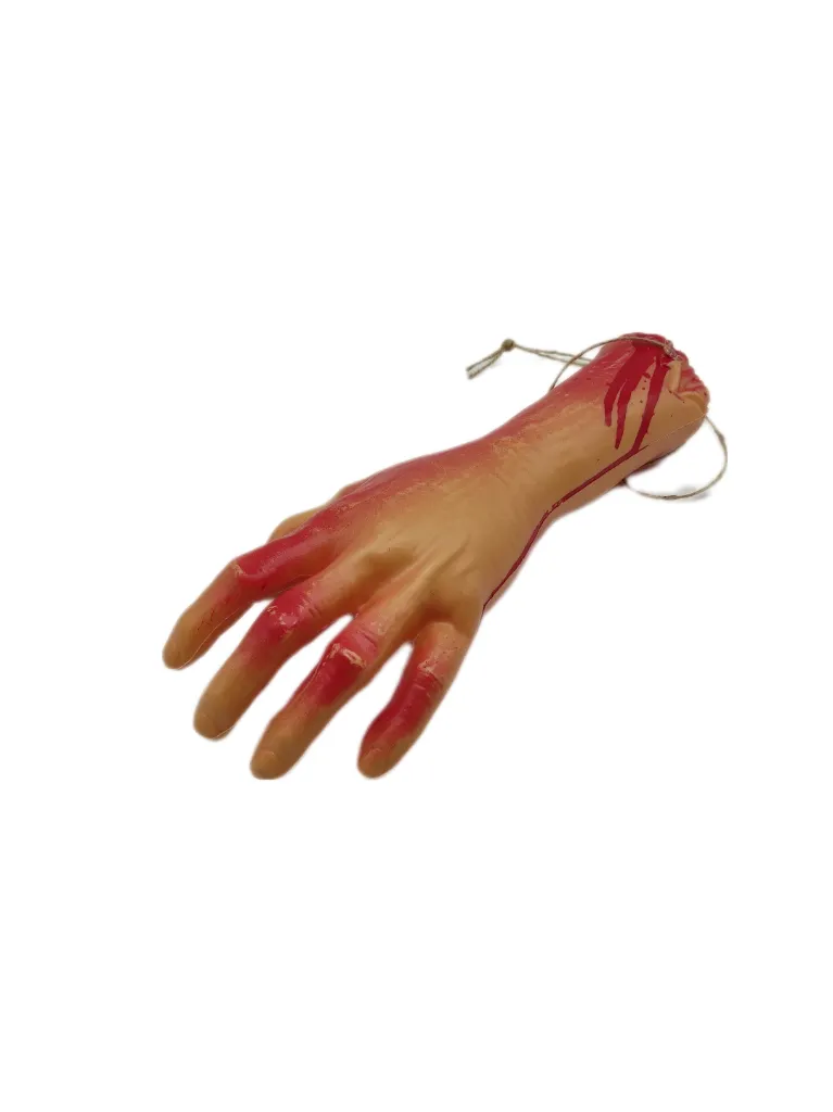 BRAÇO DE PLASTICO COM SANGUE