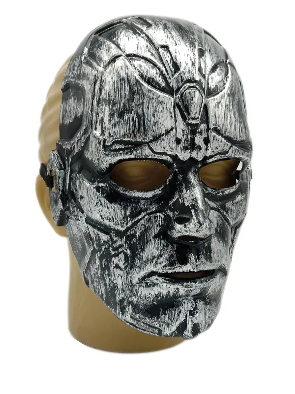 MASCARA HALLOWEEN VISÃO PRATEADA