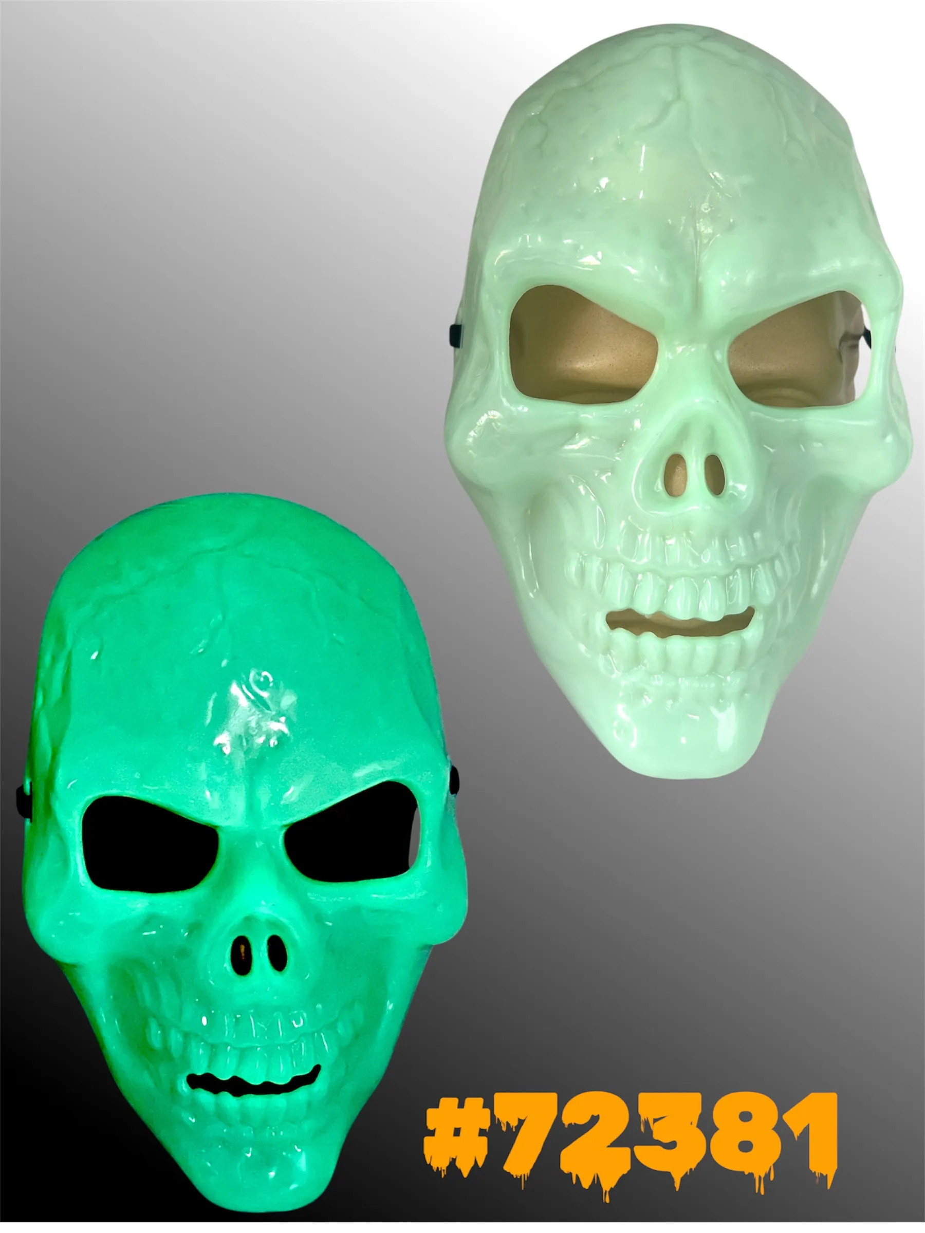 MÁSCARA CAVEIRA NEON