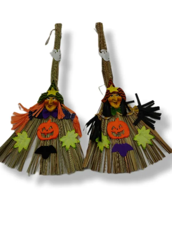 MINI VASSOURA DE BRUXA 50x18cm