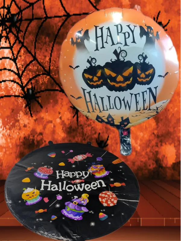 BALÃO HAPPY HALLOWEEN LARANJA
