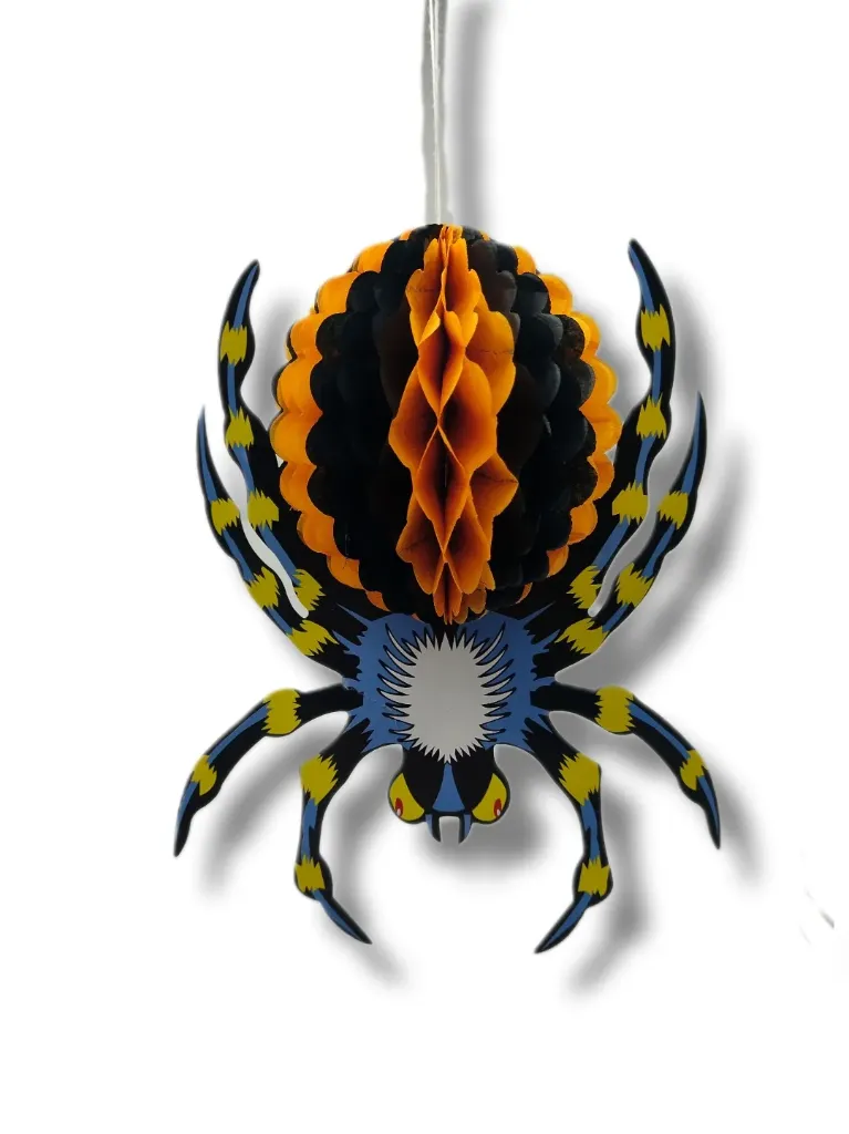 ENFEITE ORIGAME ARANHA SANFONADA