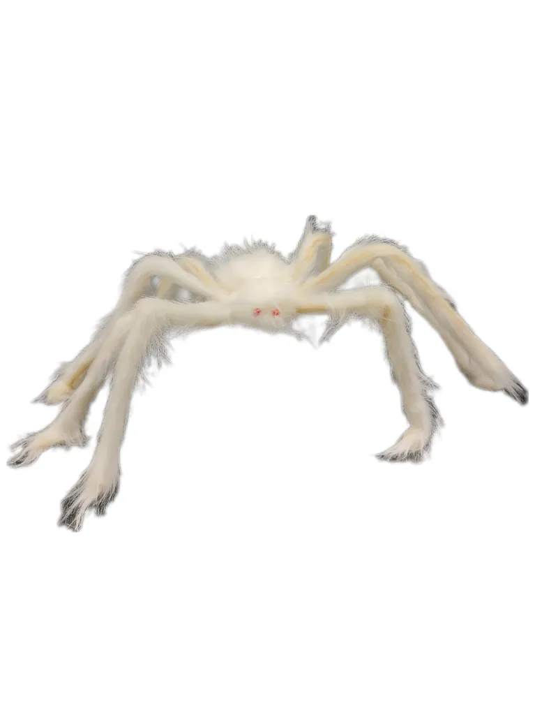 ARANHA BRANCA VELUDO PELOS BRANCA