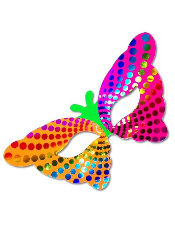 MÁSCARA DE PAPEL BORBOLETA