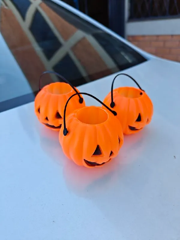 MINI BALDE DE ABOBORAS HALLOWEEN