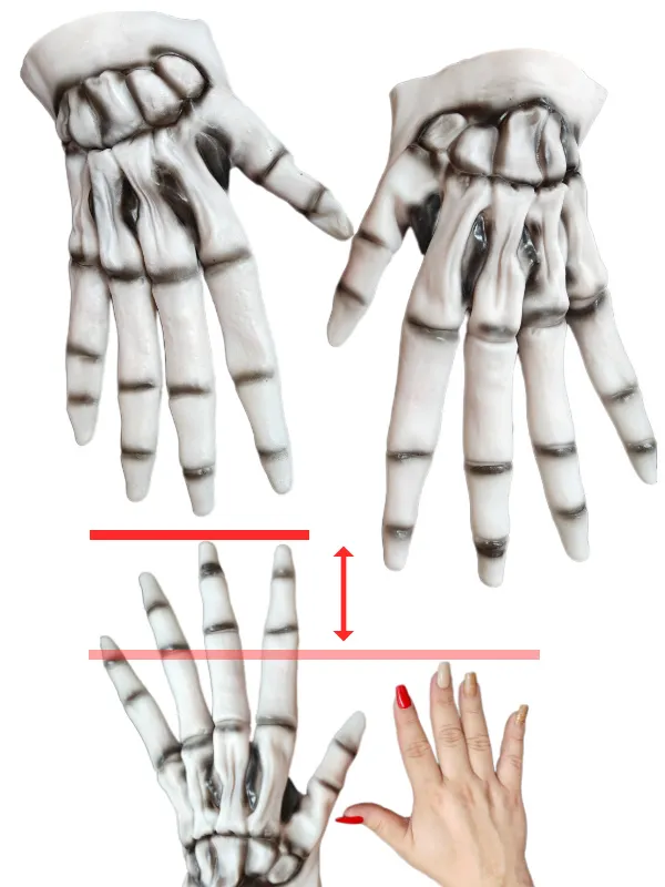 LUVA DE LATEX ESQUELETO (PAR)