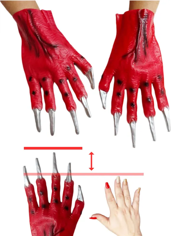 LUVA DE LATEX DIABO (PAR)