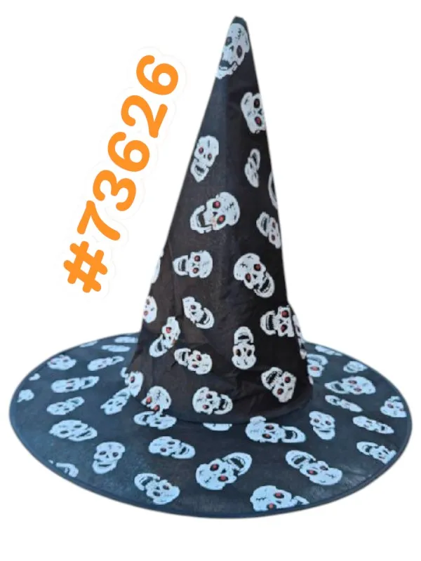 CHAPÉU DE BRUXA CAVEIRA
