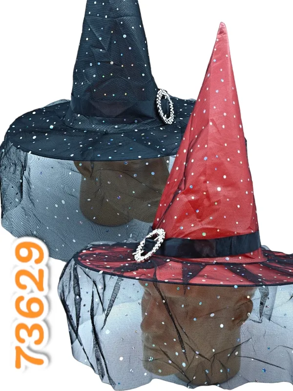 CHAPÉU DE HALLOWEEN BRILHO