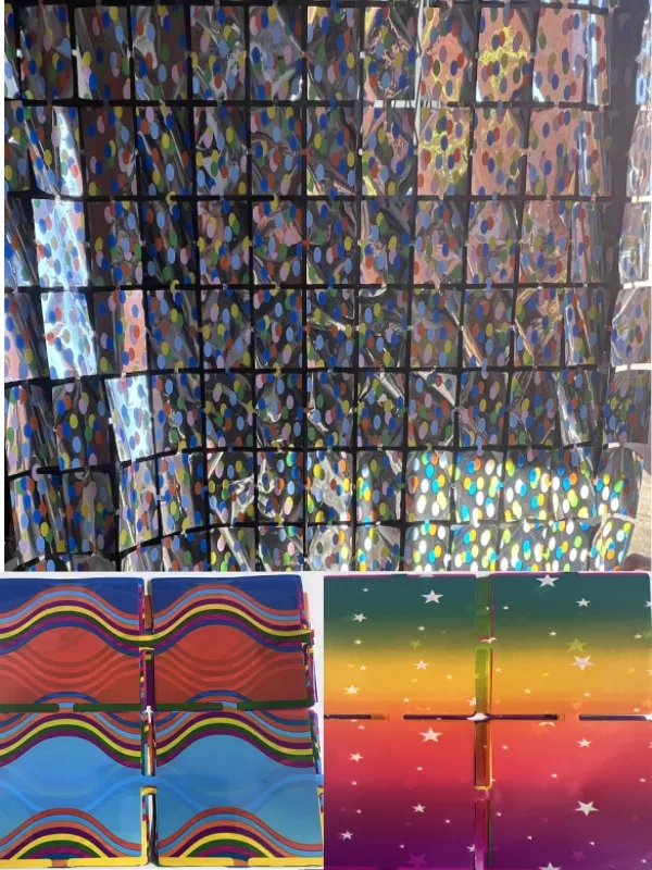 CORTINA RETÂNGULO COLORIDO