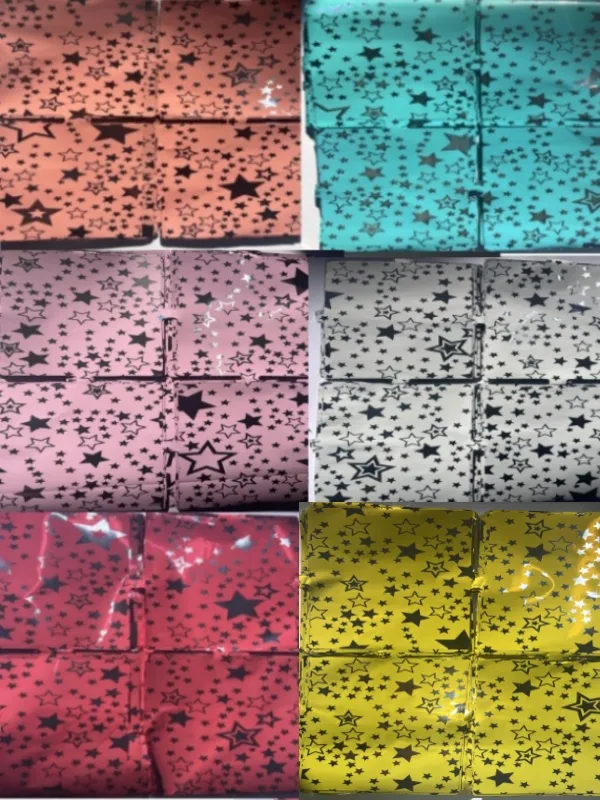 CORTINA RETÂNGULO PRATEADO