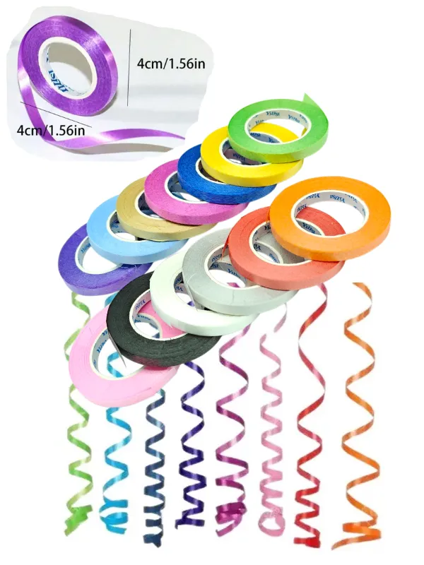 FITILHO LAÇO DE ROLO PARA DECORAÇÃO 10M (200ROLOS)