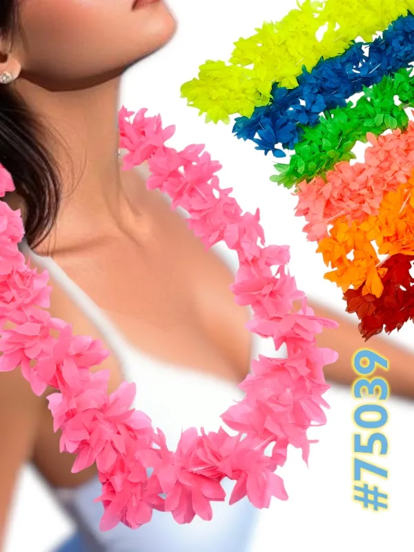 COLAR HAVAIANO FLORES