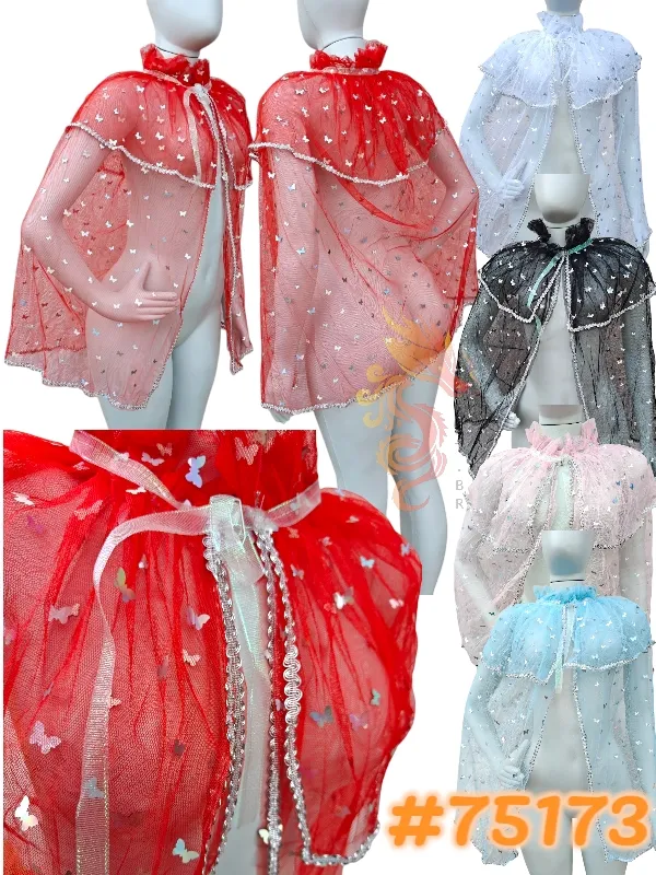 CAPA TULE C/ BORBOLETAS BRILHANTES