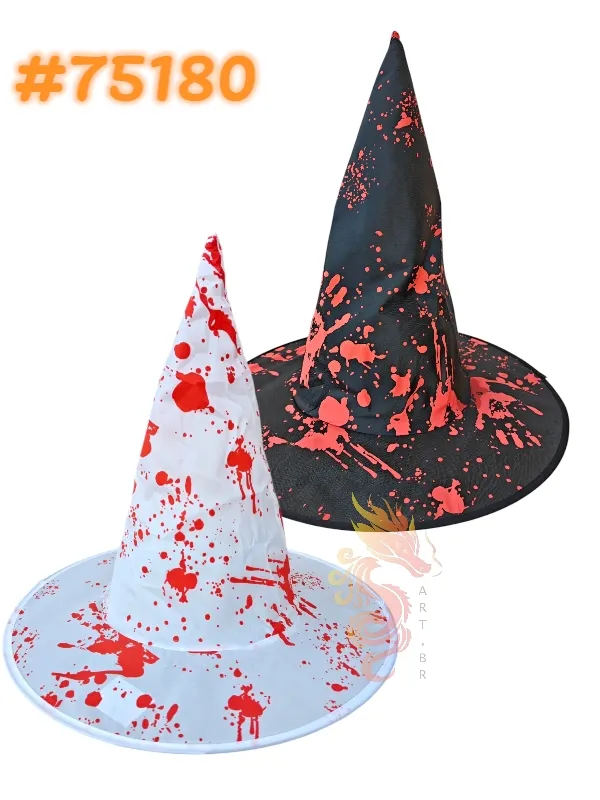 CHAPÉU DE BRUXA C/ MARCAS DE SAN