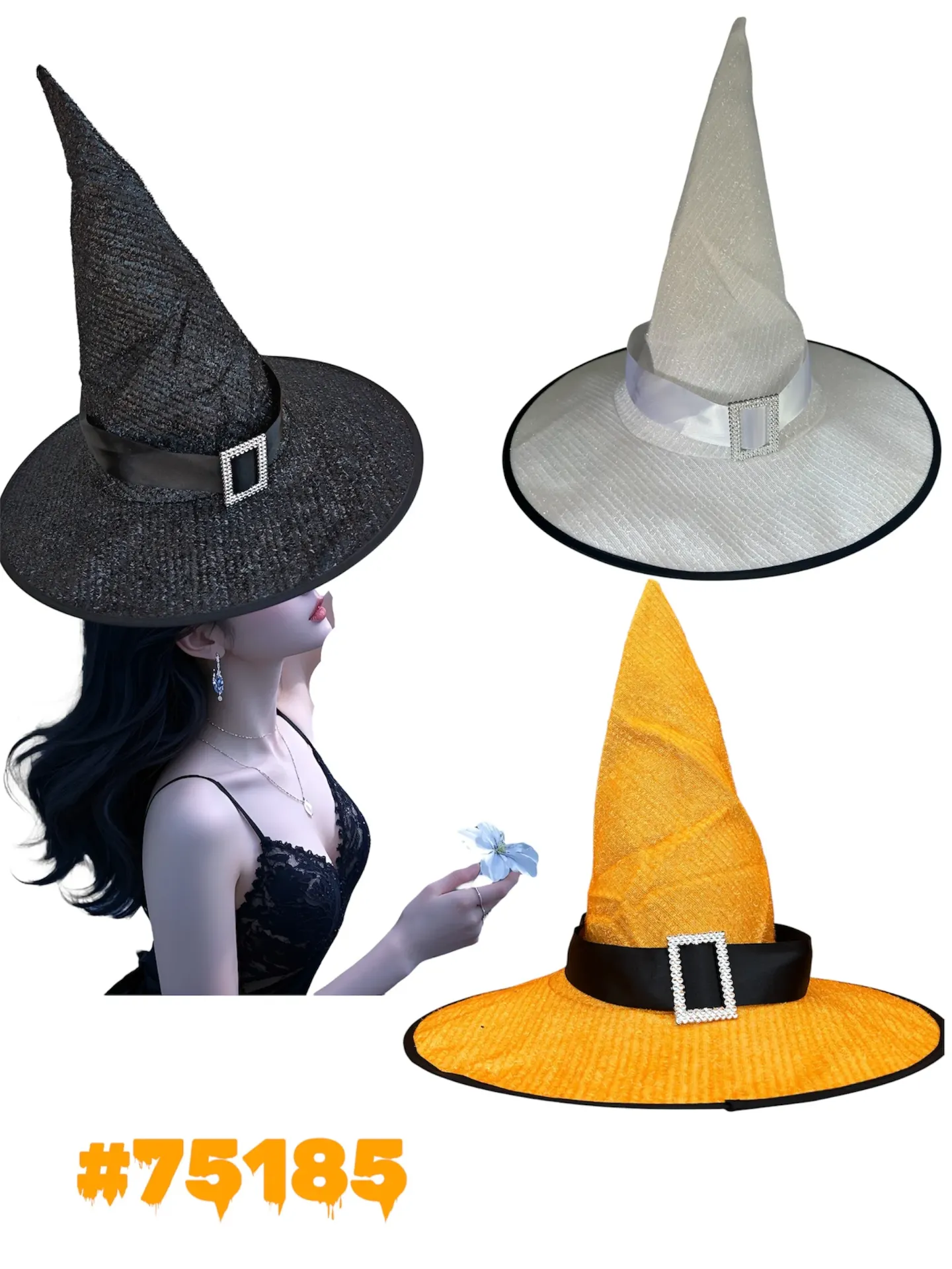 CHAPÉU DE BRUXA PONTUDO