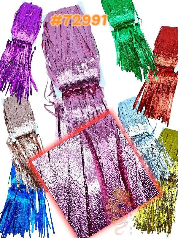 CORTINA METALIZADA DE FRANJA TIPO GLITTER
