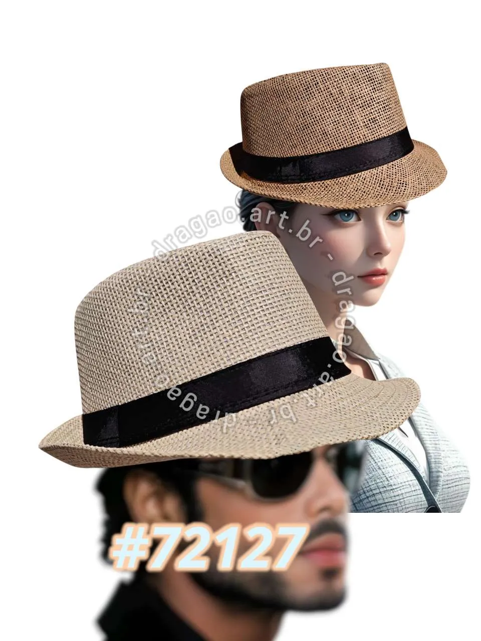CHAPÉU FEDORA ELEGANTE