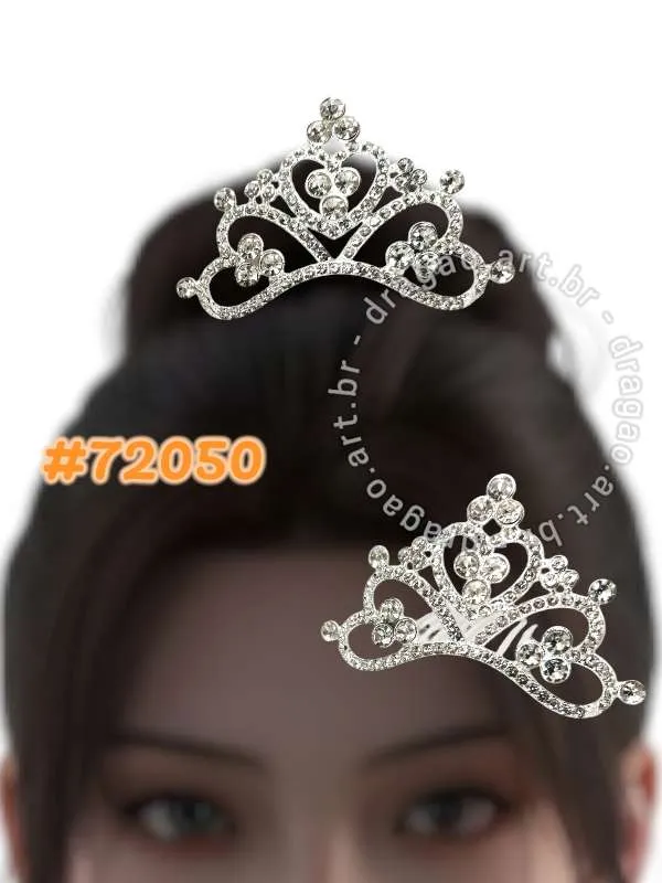 MINI COROA PRINCESA DE METAL