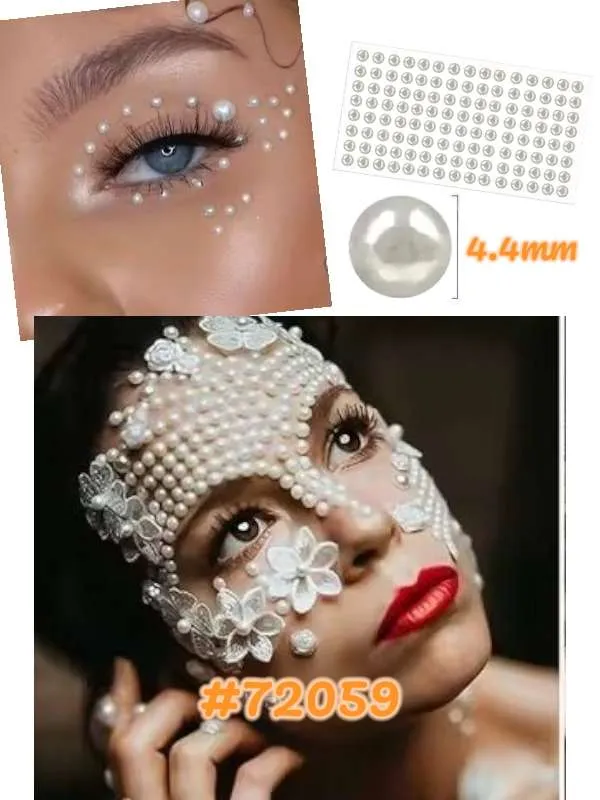 CARTELA ADESIVA MEIA PÉROLA 4.4MM