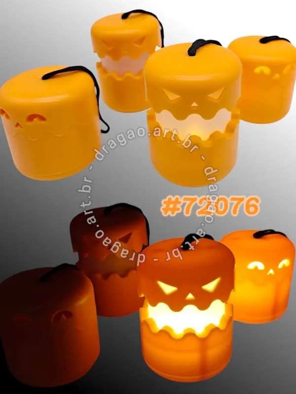 ENFEITE ABOBORA COM LUZ