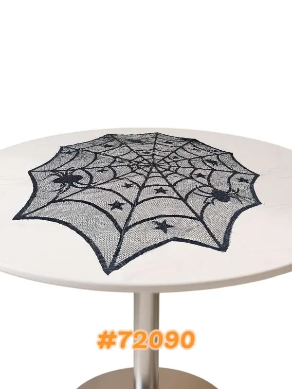 TOALHA DE MESA TEIA ARANHA